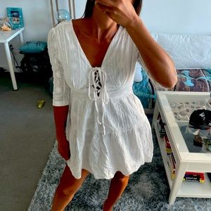 Mini dress, swimsuit cover